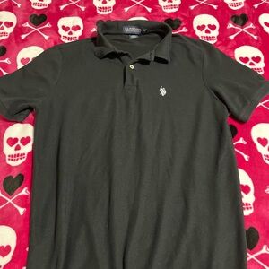 -black POLO Ralph Lauren polo shirt 👕 Size M Men’s used excellent condition
